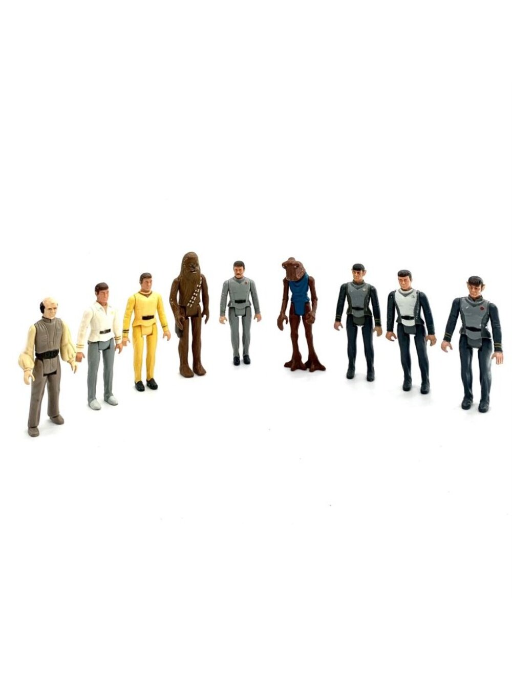 Star Wars & Star Trek Nine Action Figures Vintage Collection
